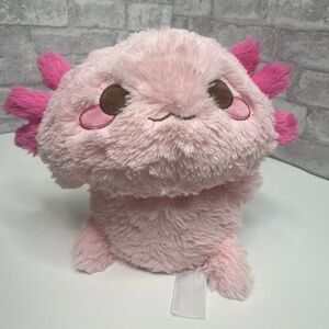 Cuckool Axolotl Pink Salamander Heatable Plush Stuffed Animal Microwaveable 14”